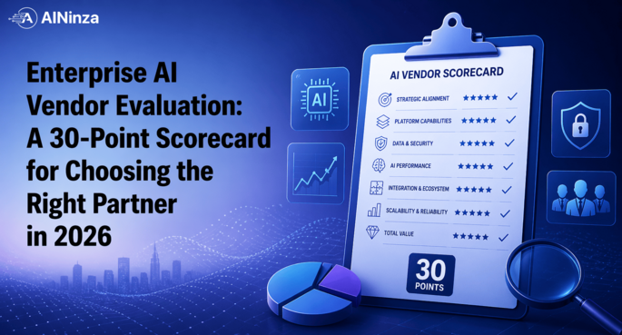 Enterprise AI Vendor Evaluation: A 30-Point Scorecard for Choosing the Right Partner in 2026
